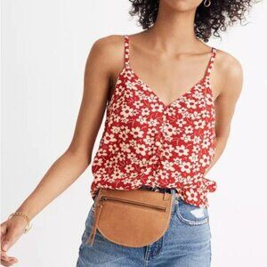 Madewell Button-Down Cami in Full Bloom Size 00